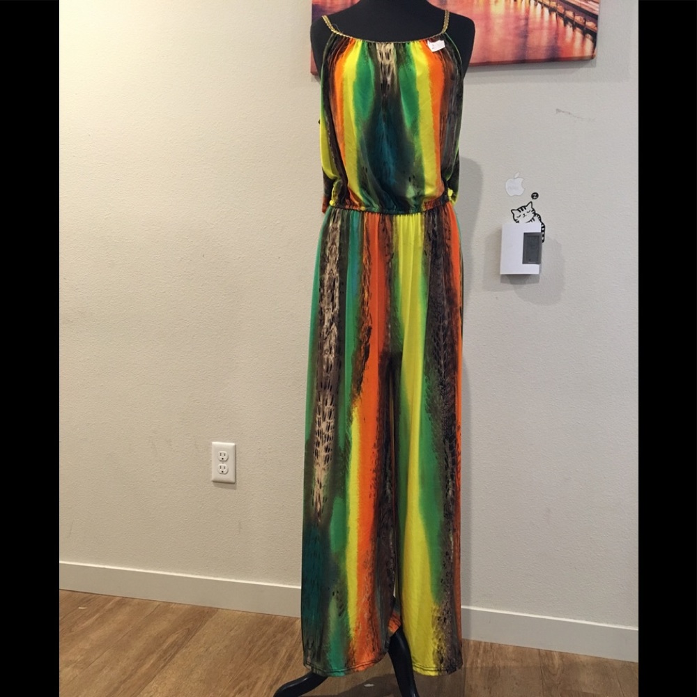 Ace fashion jumpsuit multi color size XL
